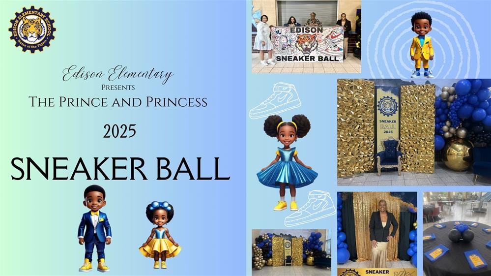 photo collage of students dressed at the sneaker ball